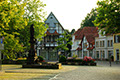 Der wunderschöne Marktplatz in Mettingen